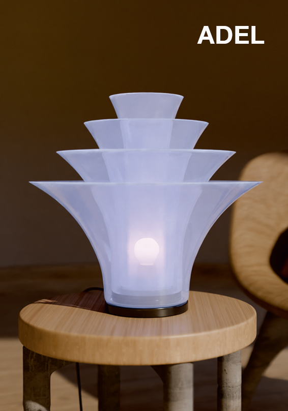 Adel Table lamp - opal processing news